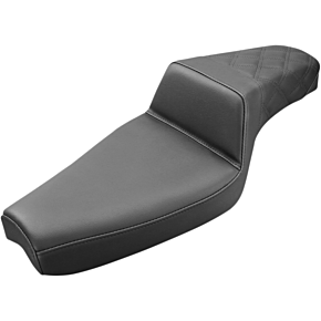 Saddlemen Step Up Seat - Rear Lattice Stitched - XL