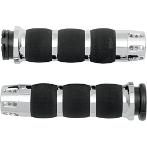 Grips - Gatlin - Air Cushioned - Chrome AIR-90-GAT