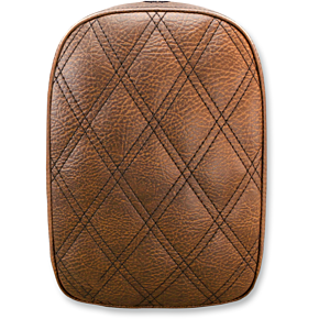 Lattice Stitched Pad - Brown -  7"