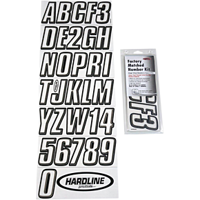 I.D. Sticker Kit - 800 Series - Clear 800CLRBLK