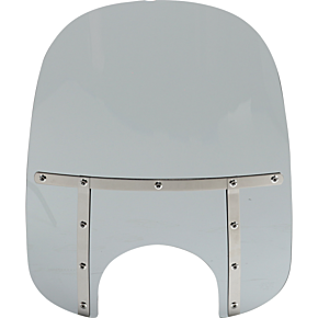 Fats Windshield - 21" - 9" Headlight - Black Smoke MEM38112
