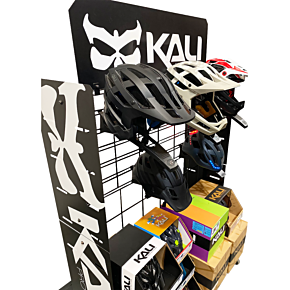 Bicycle Helmet Rolling Rack Display 010116111