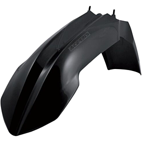 Acerbis Plastic Front Fender - Black - SX