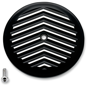 Joker Machine V-Fin Air Cleaner Cover - Black/Silver 02-224-2