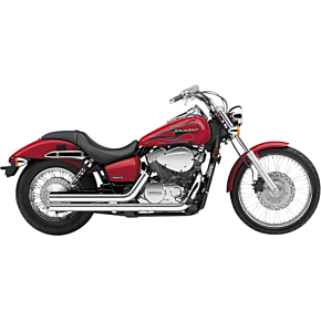 Streetrod Slashdown Exhaust - Chrome - VT750 1711T