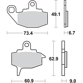 HF Brake Pads - Kawasaki 602HF
