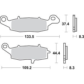 HS Brake Pads - V-Strom - 705HS 705HS