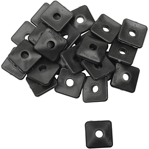 Backer Plates - Black - Square - 96 Pack 200SX-96