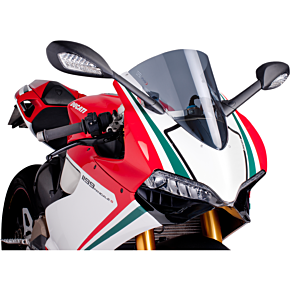 PUIG Race Windscreen - Smoke - Panigale