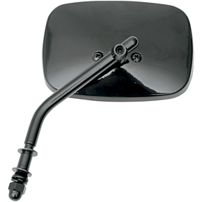 Die Cast Mirror - Standard Stem - Black 0640-0655