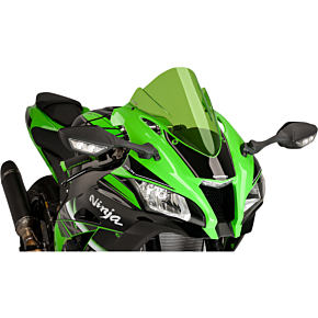 PUIG Race Windscreen - Green - Kawasaki