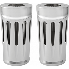Fork Boot Covers - Chrome - Deep Cut - FL 20-032