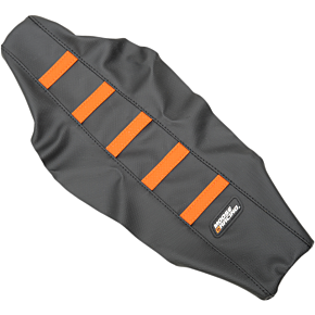Moose Racing Ribbed Seat Cover - Orange - KTM