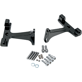 Passenger Footboard Mount - Black 1621-0393