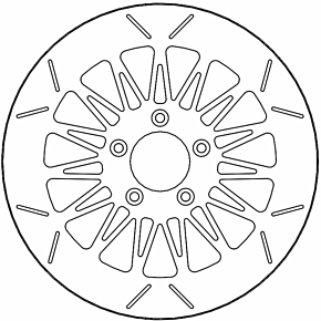 Brake Rotor - Front Right/Front Left - Rialto 110754-PU