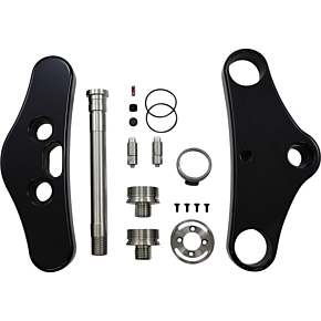Hawg Halters Triple Tree Kit - Black - 49 mm 49WGAR6-HFS
