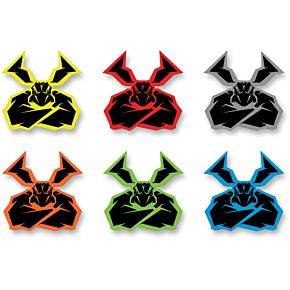 Moose Racing Agroid Decal - 6 Pack