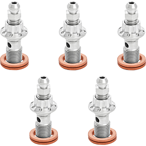 Banjo Bolt 5-Pack - 10mm - Polished 300-866