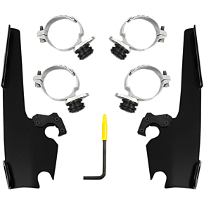 Fats/Slim Mounting Kit - Black - FXDL MEB2013