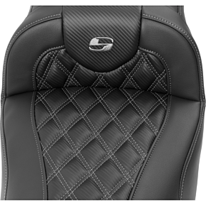 Roadsofa™ Extended Reach Seat - without Backrest - Lattice Stitch - Dark Gray Stitch - FL/FX '23-'24 823-07-20702