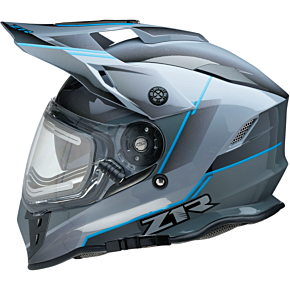 Range Helmet - Bladestorm - Gray/Black/Blue - 2XL 0101-14064