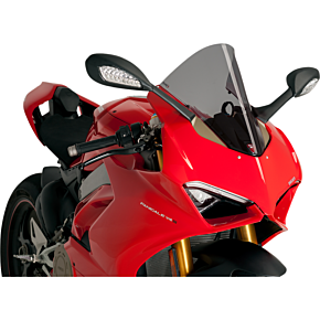 PUIG Race Windscreen - Dark Smoke - Ducati