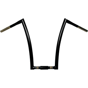 Handlebar - Strip - Springer - 1-1/4" - 17" Rise - Black 0601-2804