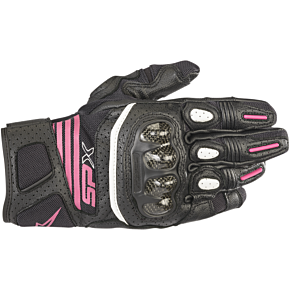 Alpinestars Women's SPX AC V2 Gloves - Black /Fuschia - Small