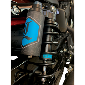 Legend Suspension REVO ARC Piggyback Shocks - Standard - Black - 14" - '04+ Sportster 1310-1896