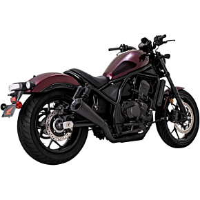 Black Muffler - Honda Rebel 48425
