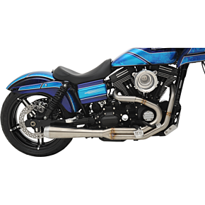 Road Rage 3 Exhaust - Stainless - '91-'17 Dyna 1D1SS