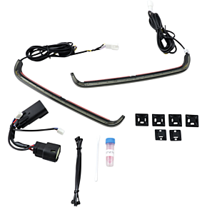 Custom Dynamics Saddlebag Lights - '09-'13 Smoked Lens CD-LP-SS8-S