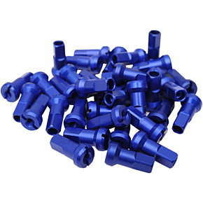 Moose Racing MX1 Nipple Set - Blue - 9 Gauge