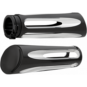 Grips - Deep Cut - Billet - Black 07-132