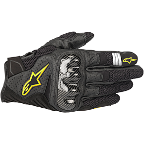 Alpinestars SMX-1 Air V2 Gloves - Black/Yellow - 3XL
