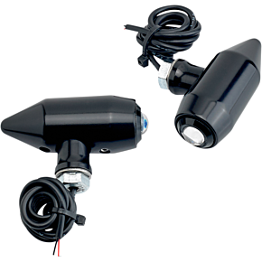 Vega Center Mount LED Lights - Black/Amber 05-56-AB