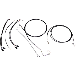 Control Cable Kit - XR - Black/Chrome 489421