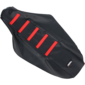 Moose Racing Ribbed Seat Cover - Red - Honda