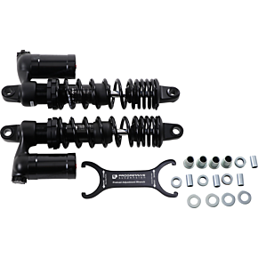 Progressive Suspension 970 Series Piggyback Shocks - Gloss Black/Matte Black - 13.00"