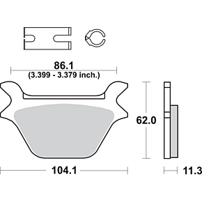 Sbs Street Excel Brake Pads - Harley-Davidson 669H.LS