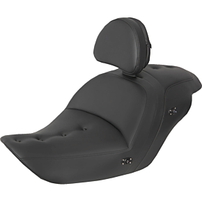 Heated Roadsofa™ Pillow Top Seat - With Backrest - Black H23-20-181BRHCT