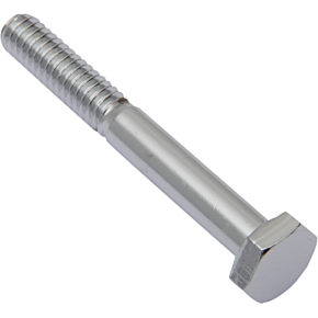 1/4"-20 X 2" Chrome Hex Head DS-190608
