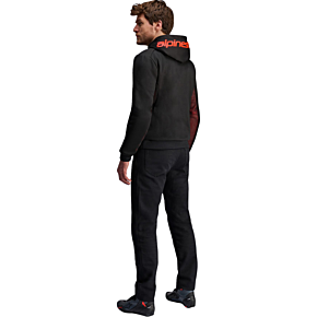 Chrome Air Sport Hoodie - Black/Red Fluo - 2XL 4200425-1030-2XL