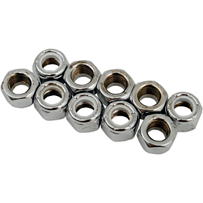 5/16-24 Chrome Nylon Nut DS-190527