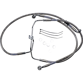 Brake Line - +4" - Stainless Steel - FXDF '08-'17 1741-2902