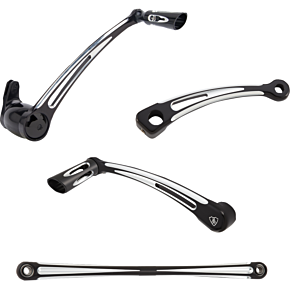 Deep Cut Foot Control Kit w/ Toe Shifter - Black 420-108