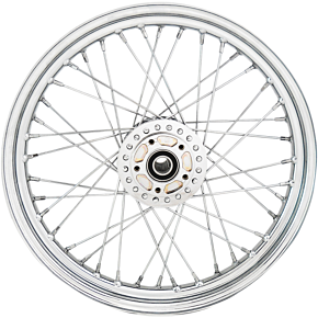 Front Wheel - Single Disc/ABS - Chrome - 19"x2.50" - ' 08-'21 XL 0203-0626