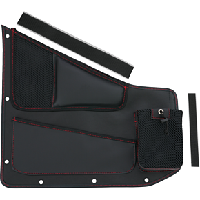 Kaliber Organizer - Driver - Black w/ Red Stitching H44-7DRED