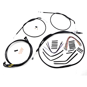 BURLY BRAND Control Kit - 14" Ape Hanger Handlebars B30-1193