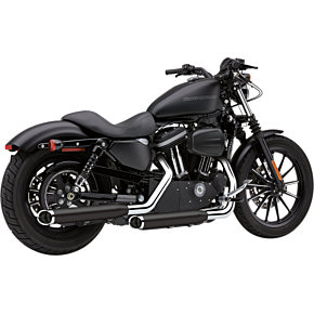 Cobra Slashcut Mufflers - Black - '04-'13 XL 6030RB